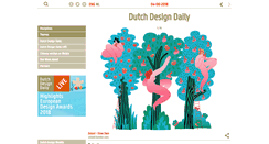 Desktop Screenshot of dutchdesigndaily.com