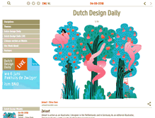 Tablet Screenshot of dutchdesigndaily.com